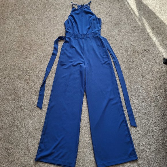 Mystic Blue Jumpsuit - Picture 1 of 3